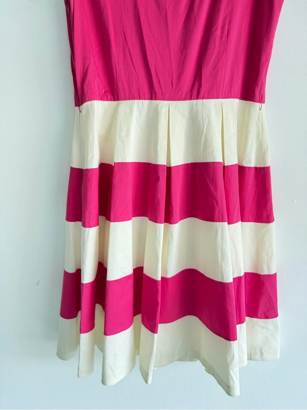 Kate Spade New York Pink & White Striped Celina Mini Dress Size 12 8675